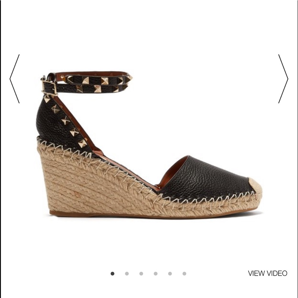 Valentino Rockstud Wedge